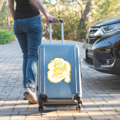 Leef lach lief  sticker (Koffer Insitu)