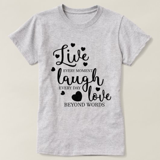 Leef Lach Lief T-shirt (Design voorkant)