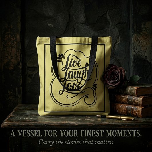 Leef lach lief tote bag