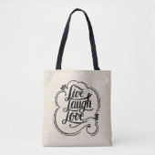 Leef lach lief  tote bag (Voorkant)