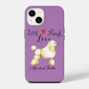 Leef Lach Liefde een standaardpoedel iPhone 14 Hoesje