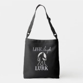 Leef, Lach, Loer Crossbody Tas (Achterkant)