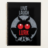Leef Lach Loer Mothman Cryptid Planner (Voorkant)