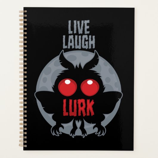 Leef Lach Loer Mothman Cryptid Planner (Voorkant)