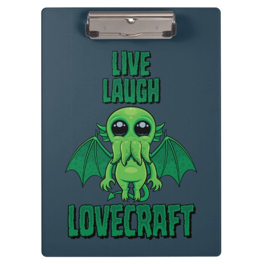 Leef Lach Lovecraft Schattige Cthulhu Klembord (Voorkant)