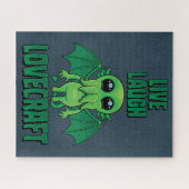 Leef Lach Lovecraft Schattige Cthulhu Legpuzzel (Horizontaal)
