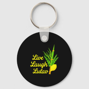 Leef Lach Lulav Etrog Gelukkig Sukkot Joods Sukkah Sleutelhanger