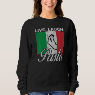 Leef Lach Pasta Italië Italiaanse Cultuur Italia V Trui