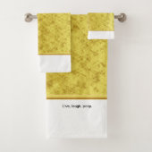 Leef, lach, poep. bad handdoek (Insitu)