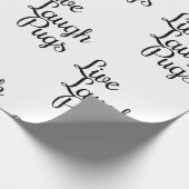 Leef Lach Pugs Cadeaupapier (Hoek)