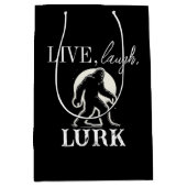 Leef, lach, slaag medium cadeauzakje (Voorkant)