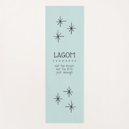 Leef Lagom Yogamat (Voorkant)