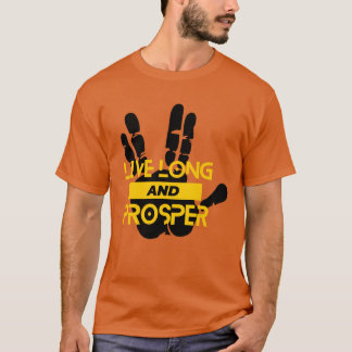 Leef Lang Bloei Groet T-shirt