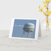 Leef lang in Prosper (TX) Wenskaart Kaart (Gele Bloem)