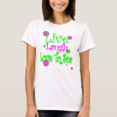 Leef, Laugh, hou van Spa! T-shirt (Voorkant)