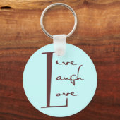 Leef. Laugh. Liefde. Sleutelhanger (Voorkant)