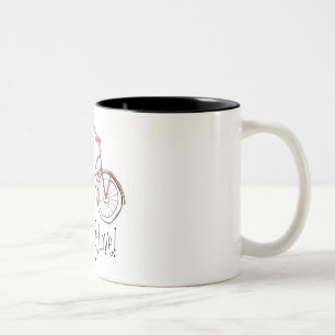 Leef, Laugh, Liefde! Tweekleurige Koffiemok