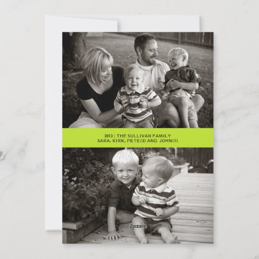 Leef, Laugh, Love, Herhaal. Vakantiekaart | 5 x 7 Feestdagenkaart (Achterkant)