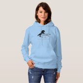 Leef! Laugh! Spring! Horse Jumper Hoodie (Voorkant volledig)