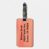 Leef! Laugh! Spring! Paardenpaard Bagagelabel (Achterkant verticaal)