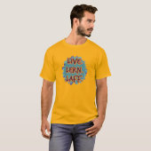 Leef. Leer. Laff. Gfx-02 T-shirt (Voorkant volledig)
