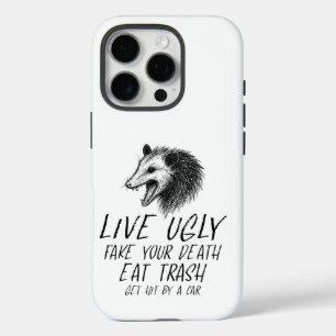 Leef lelijke nep je dood eet vuilnis grappig oposs iPhone 16 pro hoesje
