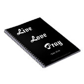 Leef Lief Gebed Christelijk Notitieboek (Rechterzijde)