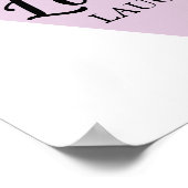 Leef Lief Lach Motiverende Typografie Poster (Hoek)