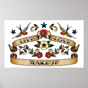 Leef Lief Make-up Poster