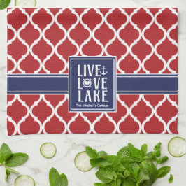 Leef Lief Meer Quote Nautilus Boot Keuken Handdoek