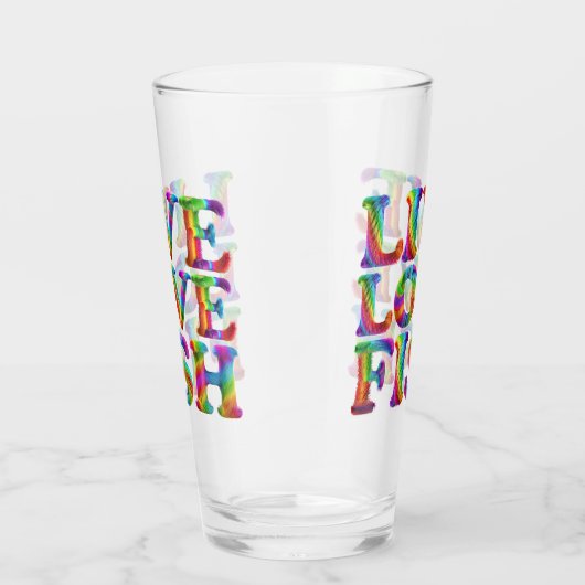 Leef Lief Vis Vissen Glas (Rechts)