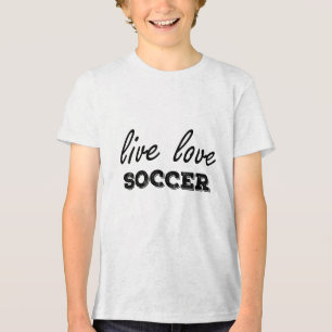 Leef Lief Voetbal Tri-Blend Shirt