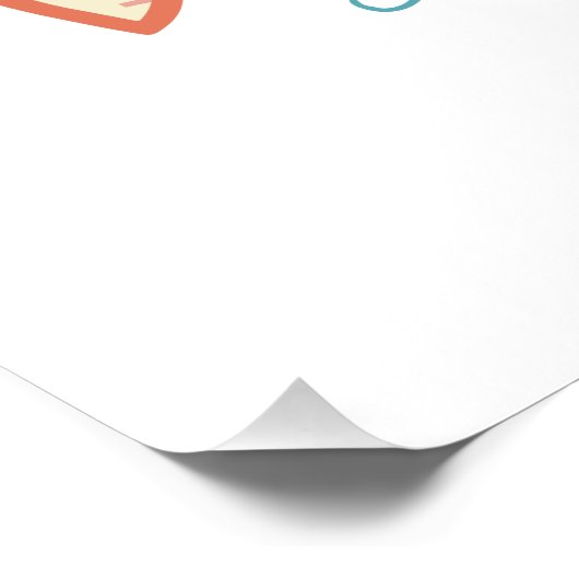 Leef, liefde, aloha poster (Hoek)