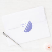 Leef, Liefde, en Lach Huwelijksenvelopzegel Ronde Sticker (Envelop)