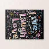 Leef, Liefde en Lach Legpuzzel (Horizontaal)