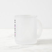 Leef Liefde Gelijkheid Matglas Koffiemok (Voorkant rechts)