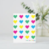 Leef. Liefde. Laugh. Briefkaart (Staand voorkant)