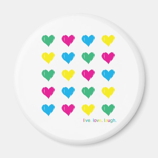 Leef. Liefde. Laugh. Magneet (Voorkant)