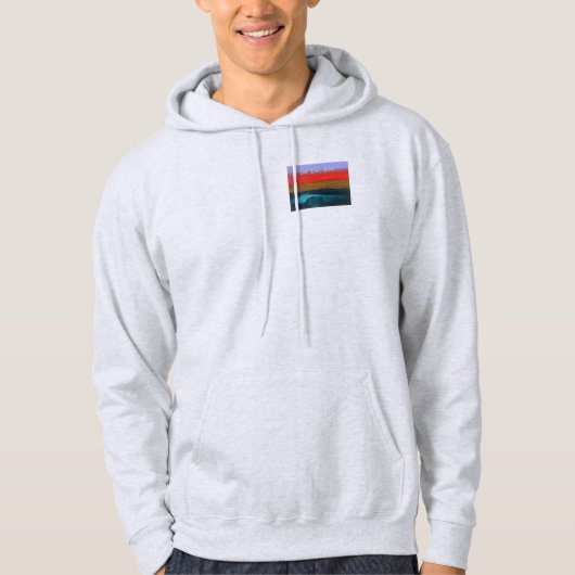 Leef, Liefde, Surf!  Mannen Hoodie (Voorkant)