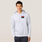 Leef, Liefde, Surf!  Mannen Hoodie (Voorkant volledig)