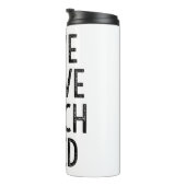 Leef. Liefde. Teach. SPED. Tumber Thermosbeker (Geroteerd rechts)