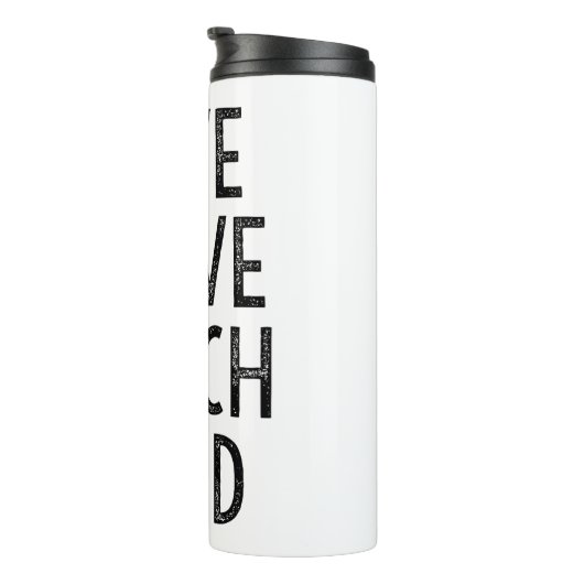 Leef. Liefde. Teach. SPED. Tumber Thermosbeker (Geroteerd rechts)