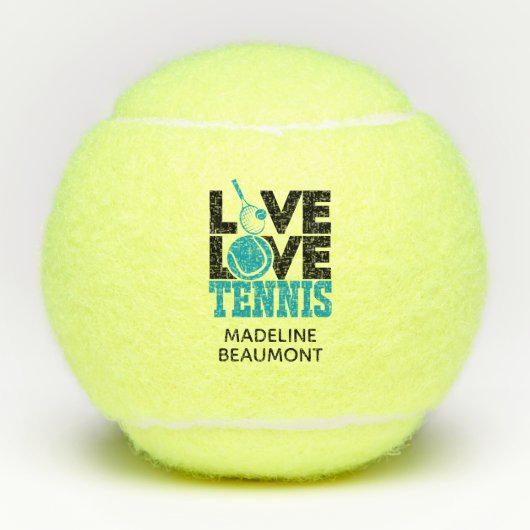 Leef LIEFDE Tennisballen (Voorkant)