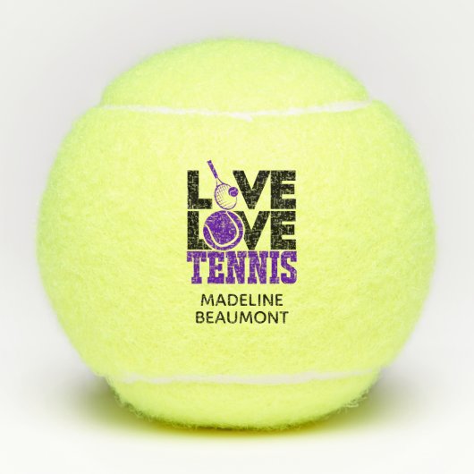 Leef LIEFDE Tennisballen (Voorkant)