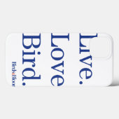Leef. Liefde. Vogel. Case-Mate iPhone Case (Achterkant (horizontaal))