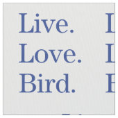 Leef. Liefde. Vogel. Stof (Close Up)