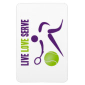 Leef. Liefs. Serveren. Magneet (Verticaal)