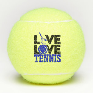 Leef LOVE Tennis Blauwe Tennisbal Tennisballen