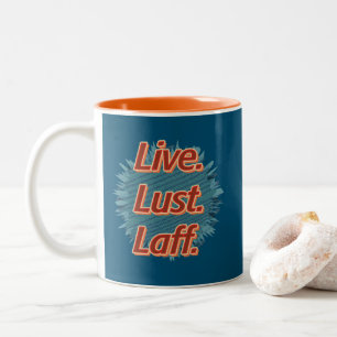 Leef. Lust. Laff. Gfx-04 Tweekleurige Koffiemok