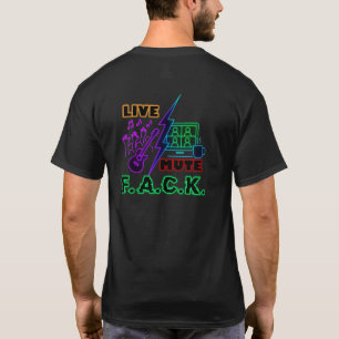 Leef maar je bent op Mute T-shirt